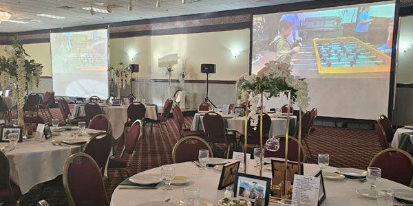 Event Setup With Video Screens
