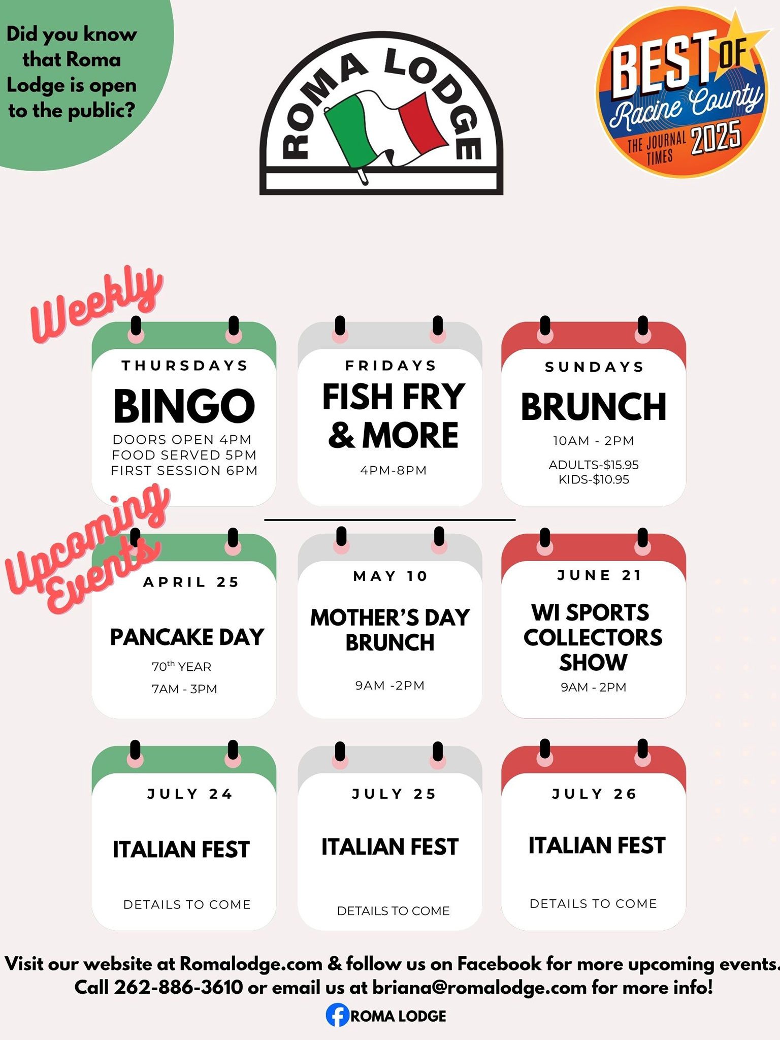 Upcoming Events Upcoming Events